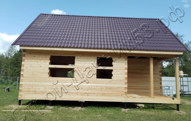 1 Брусовой дом К-34, 6х9м, 94.5 М², Московская область, Талдомский район, СНТ Норд. (6)